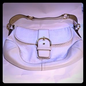 COACH Vintage Signature Soho Big Flap Hobo Bag
